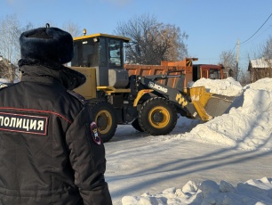 На территории Топкинского муниципального округа стартовала профилактическая акция «Снежный патруль» 