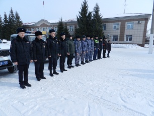 Гарнизонный развод силовиков