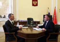Губернатор Кузбасса Илья Середюк встретился с Министром спорта России Михаилом Дегтяревым