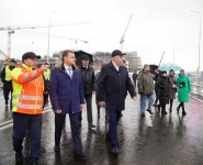Сергей Цивилев и Алексей Чекунков поздравили кемеровчан с запуском движения по Театральному мосту