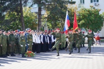 Юнармейцы поста №1 в Кемерове заступили на Вахту Памяти